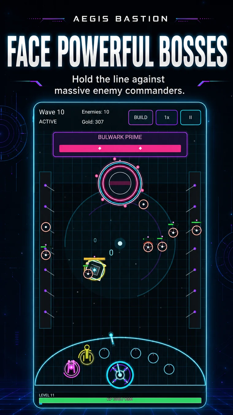 Aegis Bastion boss battle